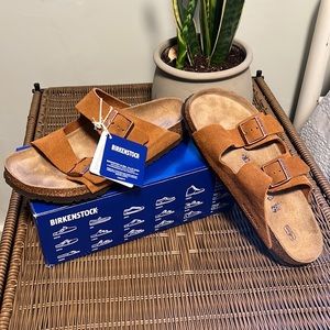 Birkenstocks. Only tried on never worn.